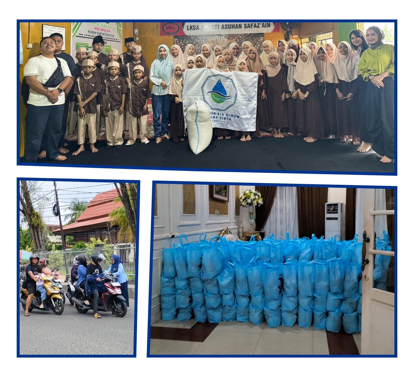 Perumda Muara Tirta Gelar Aksi Sosial: Salurkan 1.000 Paket Sembako dan Santuni 5 Panti Asuhan â€‹GORONTALO â€“ Memperingati Hari Bakti ke-34 Perumda Air Minum Muara Tirta Kota